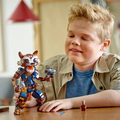 Gambar LEGO Marvel Rocket And Baby Groot 76282