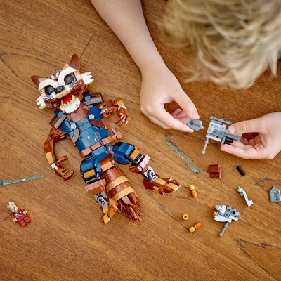 Gambar LEGO Marvel Rocket And Baby Groot 76282