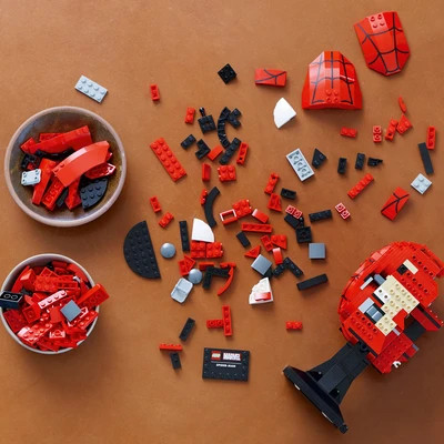 Gambar LEGO Marvel Spiderman Mask 76285