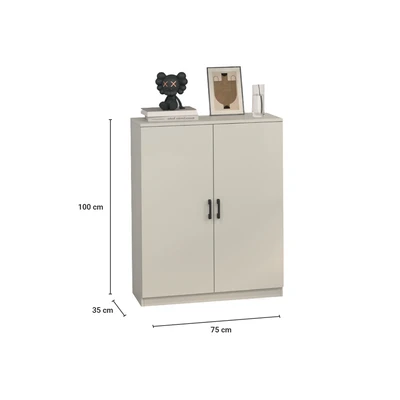 Gambar Informa Luca Lemari Kabinet 2 Pintu - Krem Beige