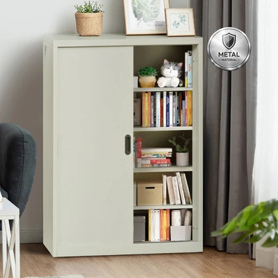 Gambar Informa Lucia Kabinet 2 Pintu Geser - Krem Beige