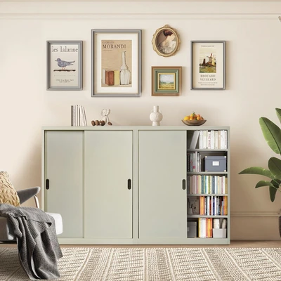 Gambar Informa Lucia Kabinet 2 Pintu Geser - Krem Beige