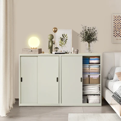 Gambar Informa Lucia Kabinet 2 Pintu Geser - Krem Beige