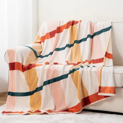 Gambar Informa 150x200 cm Selimut Microfiber Polyester Print Leca - Mix