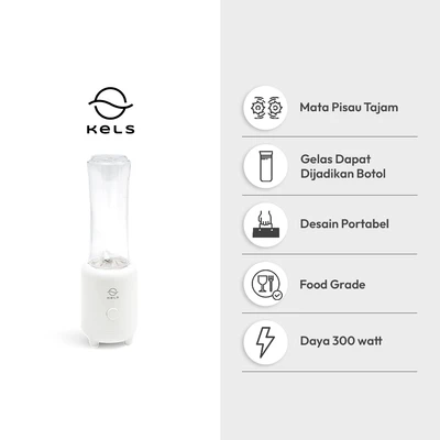 Gambar Kels Blender Portable Daily 600 ml 300 watt - Putih