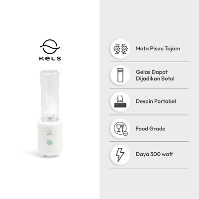 Gambar Kels Blender Portable Daily 600 ml 300 watt - Hijau