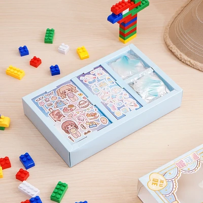 Gambar Ataru Set DIY Stiker & Gantungan Surry Set 17 pcs - Mix