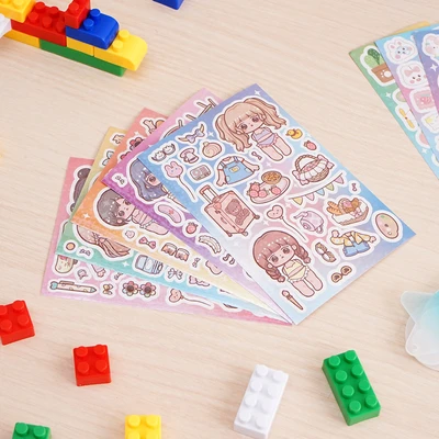 Gambar Ataru Set DIY Stiker & Gantungan Surry Set 17 pcs - Mix