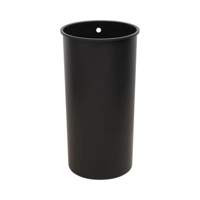 Gambar Krisbow Tempat Sampah Tutup Swing Stainless Steel Round 100 Liter - Hitam