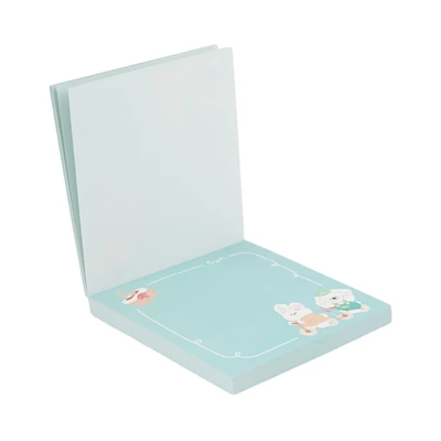 Gambar Ataru Sticky Notes Rabbit Mix Design 100 Lembar - Biru