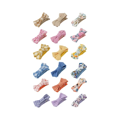 Gambar Ataru Jepit Rambut Ribbon Mix Design Small 3 pcs Random