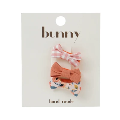 Gambar Ataru Jepit Rambut Ribbon Mix Design Small 3 pcs Random