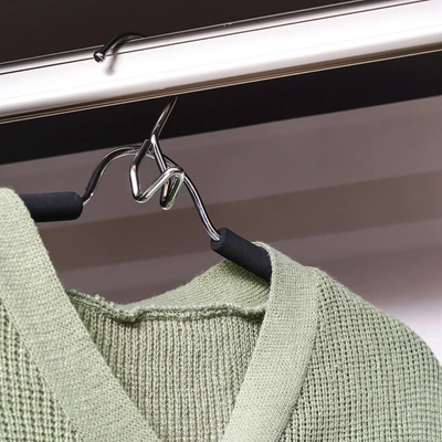 Gambar Stora Hanger Baju Aluminium 42 cm - Hitam
