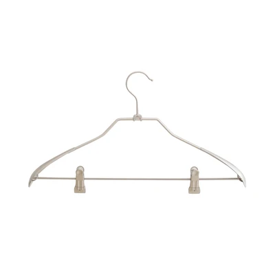 Gambar Stora Hanger Baju Aluminium Dengan Clip 43.5 cm - Abu-Abu