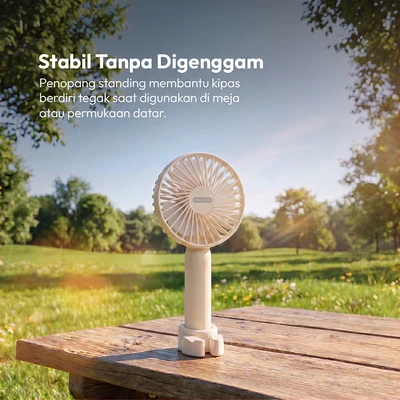 Gambar Memoo Kipas Angin Portable Rechargeable - Putih