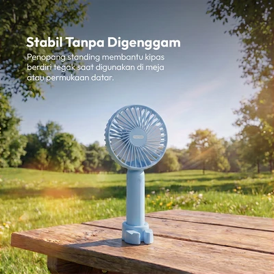 Gambar Memoo Kipas Angin Portable Rechargeable - Biru