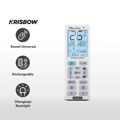 Gambar Krisbow Remote Control AC Universal Rechargeable