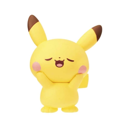 Gambar Takara Tomy Pokepeace Minifigure Balloon Pikachu - Kuning