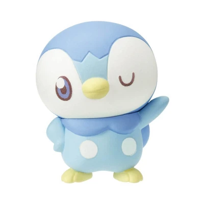 Gambar Takara Tomy Pokepeace Minifigure Balloon Piplup - Biru