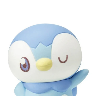 Gambar Takara Tomy Pokepeace Minifigure Balloon Piplup - Biru