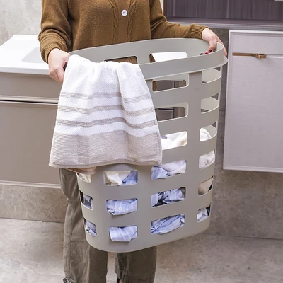 Gambar Stora Concept Keranjang Laundry 70 Liter - Abu-Abu