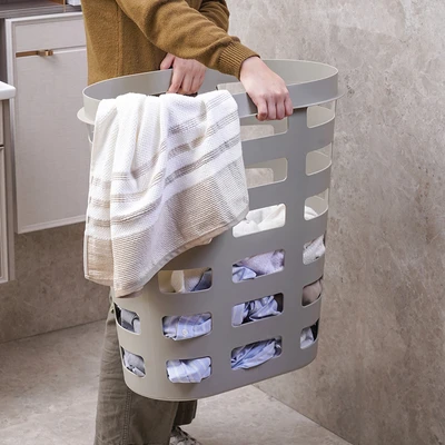 Gambar Stora Concept Keranjang Laundry 70 Liter - Abu-Abu