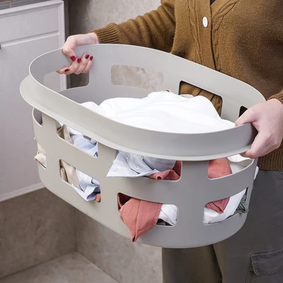 Gambar Stora Concept Keranjang Laundry 30 Liter - Abu-Abu