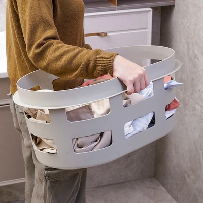 Gambar Stora Concept Keranjang Laundry 30 Liter - Abu-Abu