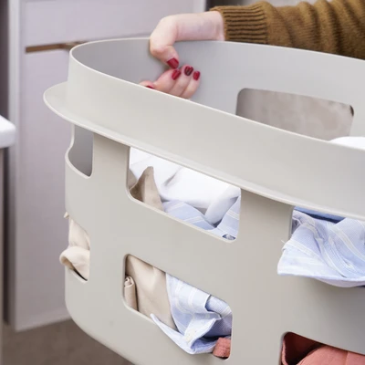 Gambar Stora Concept Keranjang Laundry 30 Liter - Abu-Abu