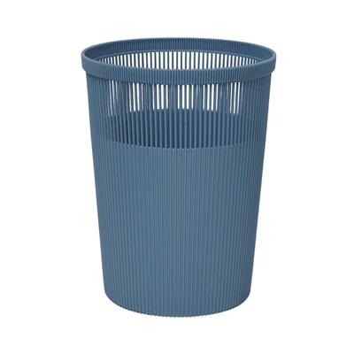 Gambar Stora Tempat Sampah Plastik Hollow Stripe 12 Liter - Biru