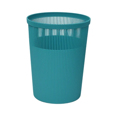 Gambar Stora Tempat Sampah Plastik Hollow Stripe 12 Liter - Hijau