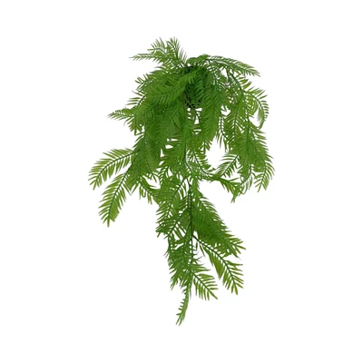 Gambar Arthome Tanaman Artifisial Garland Fern Leaves Dengan Pot 9x9x60 cm - Hijau