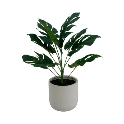 Gambar Arthome Tanaman Artifisial V Monstera Dengan Pot 41 cm - Hijau