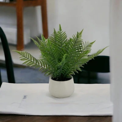 Gambar Arthome Tanaman Artifisial Fern Dengan Pot 36 cm - Hijau
