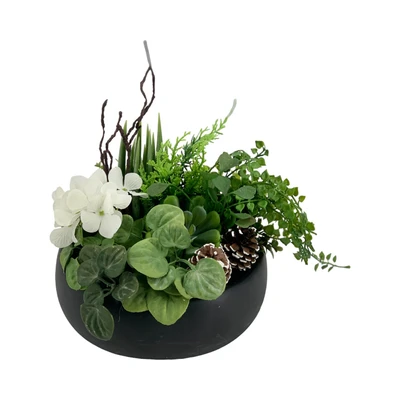 Gambar Arthome Tanaman Artifisial Succulent Centre Point Dengan Pot A 35 cm - Mix