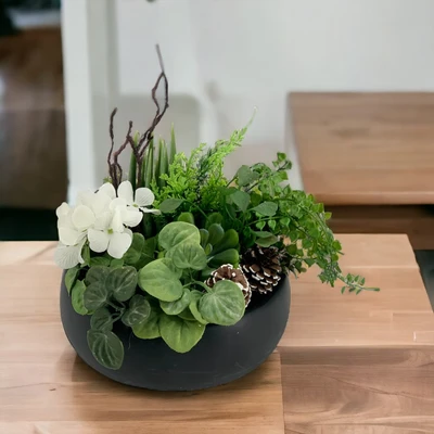 Gambar Arthome Tanaman Artifisial Succulent Centre Point Dengan Pot A 35 cm - Mix