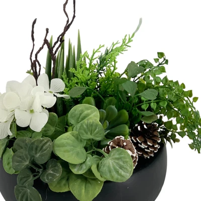 Gambar Arthome Tanaman Artifisial Succulent Centre Point Dengan Pot A 35 cm - Mix