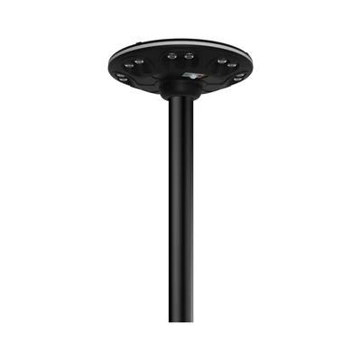 Gambar Krisbow Lampu Taman Ring Solar 15 Watt 1000 Lumen Natural White - Hitam
