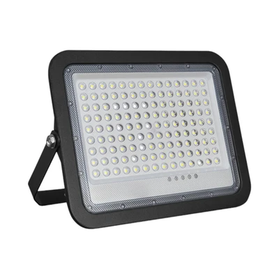 Gambar Krisbow Lampu Sorot LED Solar Horizontal 10 Watt 1200 Lumen - Hitam