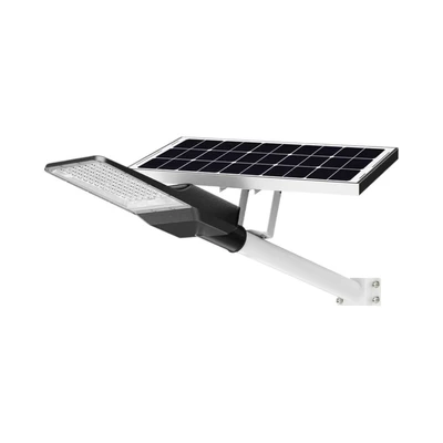 Gambar Krisbow Lampu Jalan LED Solar Separated 30 Watt 4300 Lumen - Hitam