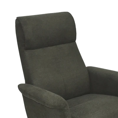 Gambar Informa Clove Kursi Recliner Fabric 1 Seater Dengan Ottoman - Hijau
