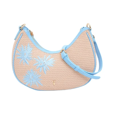 Gambar THYS Tas Bahu Woven Beach - Biru