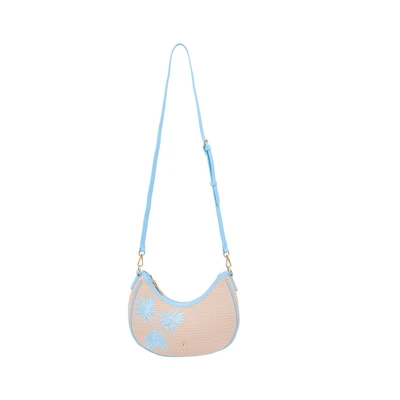 Gambar THYS Tas Bahu Woven Beach - Biru