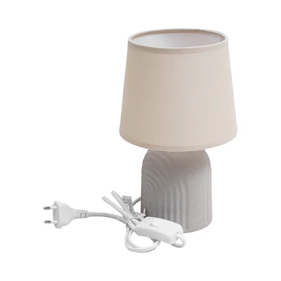Gambar Informa Zev Lampu Meja E14 - Krem Beige