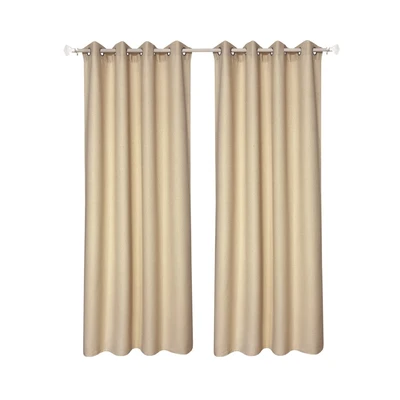 Gambar Informa Gorden Boucle Look 140x250 cm Set 2 pcs - Krem