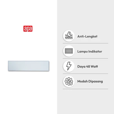 Jual Apa 30 X 120 Cm Lampu Panel Led Dob 48 Watt Cool Daylight Terbaru ...