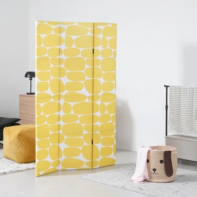 Gambar Informa Partisi 3 Panel Stone HD65 - Kuning