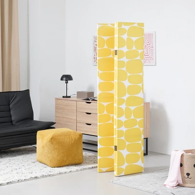 Gambar Informa Partisi 3 Panel Stone HD65 - Kuning