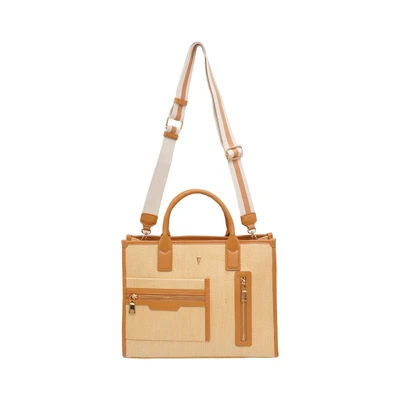 Gambar THYS Tas Tangan Shopper Woven Large - Cokelat