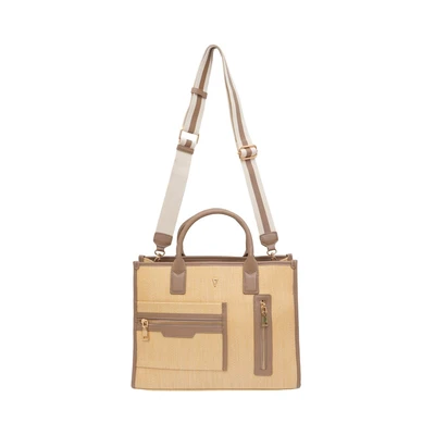 Gambar THYS Shoppper Tas Tangan Woven Large - Abu-Abu